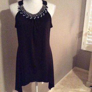 Jeweled collar blouse